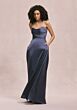 Mori Lee 31251 Strapless A-Line Satin Bridesmaid Dress