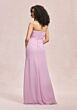 Mori Lee 31255 Drop Waist Strapless Chiffon Maid Of Honor Dress