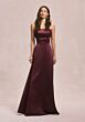 Mori Lee 31256 A-Line Satin Strapless Bridesmaid Dress