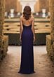 Mori Lee 3030034 Chiffon Side Slit Halter Neck Bridesmaid Dress