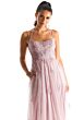 Mori Lee 21843 Embroidered English Net A-line Bridesmaid Dress