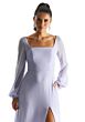 Mori Lee 21845 Bishop Sleeve A-line Chiffon Bridesmaid Dress