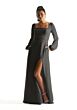 Mori Lee 21845 Bishop Sleeve A-line Chiffon Bridesmaid Dress