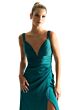 Mori Lee 21846 Pleated Bodice Luxe Satin A-line Bridesmaid Dress
