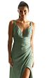 Mori Lee 21846 Pleated Bodice Luxe Satin A-line Bridesmaid Dress