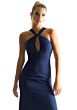 Mori Lee 21848 Halter Neckline Fit and Flare Chiffon Bridesmaid Dress