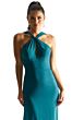 Mori Lee 21848 Halter Neckline Fit and Flare Chiffon Bridesmaid Dress