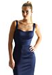 Mori Lee 21850 Bare Back Luxe Satin Column Bridesmaid Dress