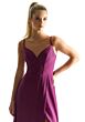 Mori Lee 21853 Slit Skirt A-line Chiffon Bridesmaid Dress