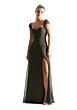 Mori Lee 21855 Removable Sleeves A-line Chiffon Bridesmaid Dress