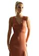 Mori Lee 21857 Luxe Satin Fit and Flare V-Neck Bridesmaid Dress