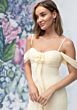 Mori Lee 3030000 Floral Choker Empire Waist Chiffon Bridesmaid Dress