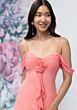 Mori Lee 3030000 Floral Choker Empire Waist Chiffon Bridesmaid Dress