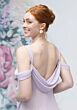 Mori Lee 3030001 Cowl Neckline Slim-Flare Chiffon Bridesmaid Dress