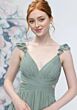 Mori Lee 3030004 Criss Cross Waist A-line Chiffon Bridesmaid Dress