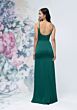 Mori Lee 3030007 Scoop Back Luxe Satin Slim-Flare Bridesmaid Dress