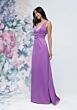 Mori Lee 3030013 Panel Train Column Silhouette Satin Bridesmaid Dress