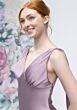 Mori Lee 3030016 Bare Back Fit and Flare Satin Bridesmaid Dress