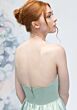 Mori Lee 3030019 Scalloped Neckline Satin A-line Bridesmaid Dress