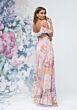 Mori Lee 3030022 Floral Print Asymmetrical Pink Bridesmaid Dress