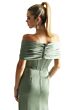 Mori Lee 21860 Off The Shoulder Luxe Satin Bridesmaid Dress