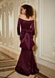 Mori Lee MGNY 72808 Back Bow Beaded Top Dress