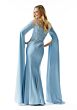 Mori Lee 73032 Split Sleeve Illusion Neck Dress