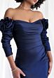 Mori Lee 73151 Rosette Sleeve Off The Shoulder Dress