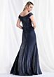 Mori Lee 73152 Draped Skirt High Slit Dress