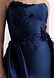 Mori Lee 73155 Strapless Scoop Neck Mikado Overskirt Dress