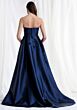 Mori Lee 73155 Strapless Scoop Neck Mikado Overskirt Dress