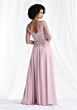 Mori Lee 73169 Long Sleeve Bateau Neck A-Line Dress