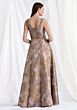 Mori Lee 73174 Square Neck A-Line Brocade Dress