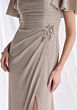 Mori Lee 73178 High Slit Square Neck Dress