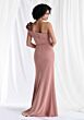 Mori Lee 73180 High Slit Floral Applique One-Shoulder Dress