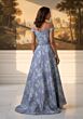 Mori Lee 2070064 Off The Shoulder A-Line Brocade Dress