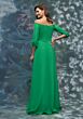 Mori Lee 2070002 Three Quarter Sleeve Off The Shoulder Dress