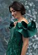 Mori Lee 2070003 Ruffle Sleeve Off The Shoulder Dress
