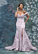 Mori Lee 2070005 Off The Shoulder Floral Brocade Dress