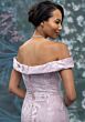 Mori Lee 2070005 Off The Shoulder Floral Brocade Dress