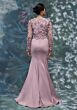 Mori Lee 2070007 Long Sleeve Bateau Neckline Dress