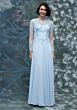 Mori Lee 2070015 Long Sleeve Illusion Jewel Neckline Dress