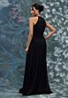 Mori Lee 2070025 Beaded Halter Neck Metallic Knit Dress