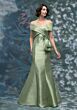 Mori Lee 2070031 Crisscross Off The Shoulder Dress