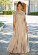 Mori Lee MGNY 71908 Beaded Embroidered Bodice Mother of the Bride Gown