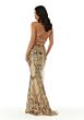 Mori Lee 43032 Lace-Up Back Sequin Dress