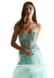 Mori Lee 47083 Lace-Up Back Corset Dress