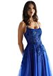 Mori Lee 47083 Lace-Up Back Corset Dress