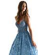 Mori Lee 48017 Lace-Up Back Sparkly Dress