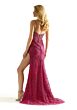 Mori Lee 48034 High Slit Glitter Dress